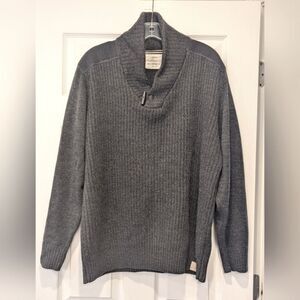 Men's Gray Original Weatherproof Vintage Cardigan Sweater Mens XXL Cottagecore